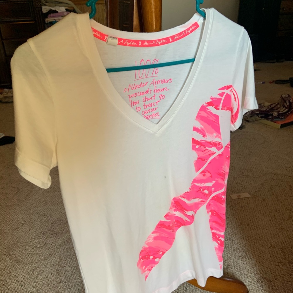 Under Armour Breast Cancer Awareness V-Neck